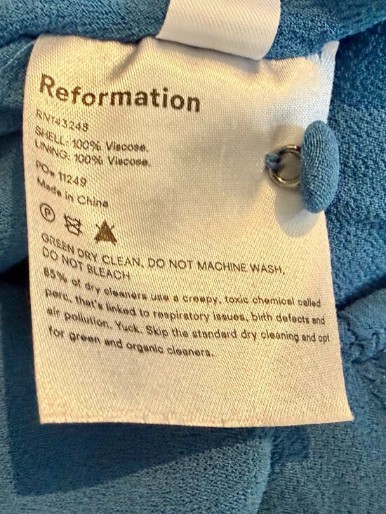 Reformation Alani Polka-dot Mini Dress Size 0 - Picture 4 of 4